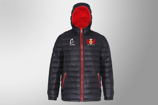 Llangennech RFC u13's Black / Red Puffer Jacket (Adult Sizes Only)